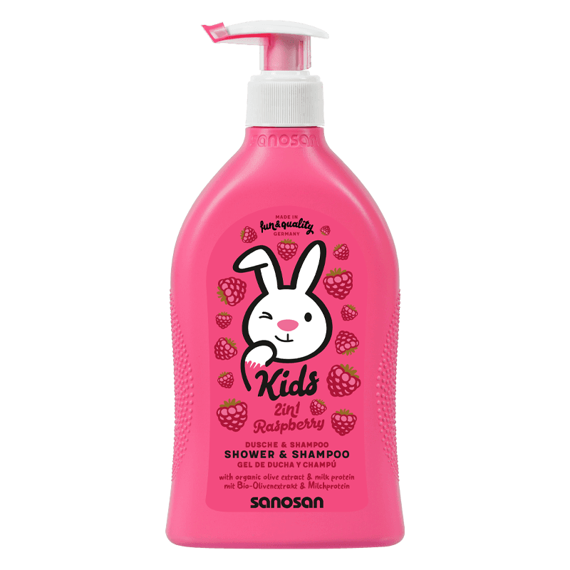 Sanosan Shower & Shampoo Raspberry 400ml