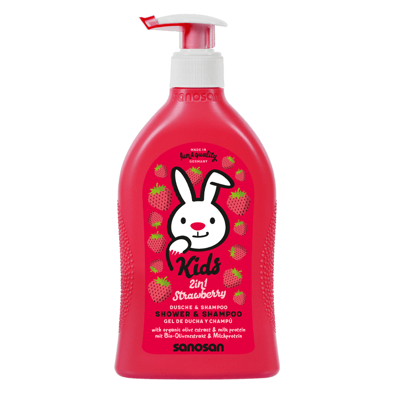Sanosan Shower & Shampoo Strawberry 400ml